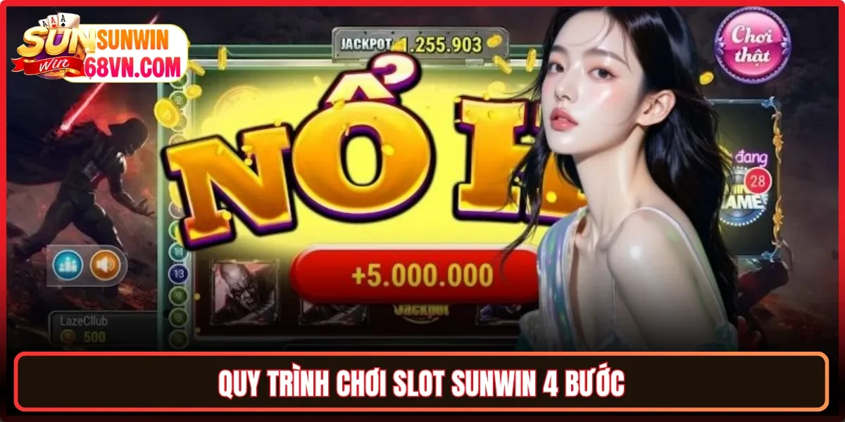 Quy trình chơi slot Sunwin 4 bước