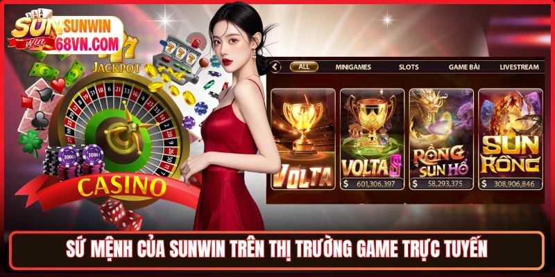 Sứ mệnh của Sunwin trên thị trường game trực tuyến